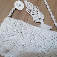 borsa in macramè 