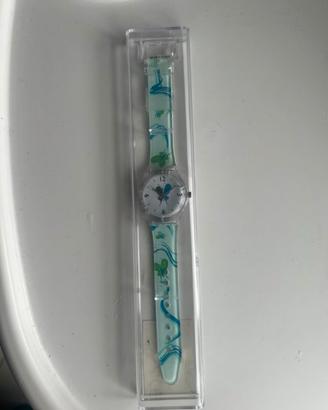 Orologio Swatch bambina farfalle celeste