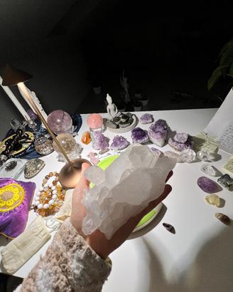 Cristallo di rocca quarzo ialino