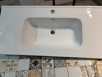 Lavandino Lavabo in ceramica 100 x 46
