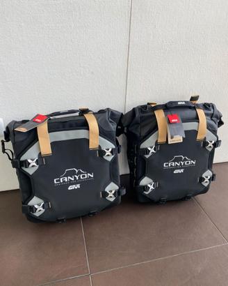 Borse Givi canyon e Telaietto per Tenere 700