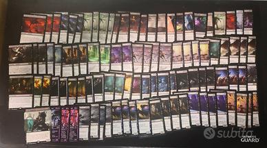 MTG Blocco 100x black rare&mitiche