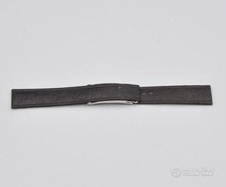 cinturino vintage da 16mm con deplo in acciaio