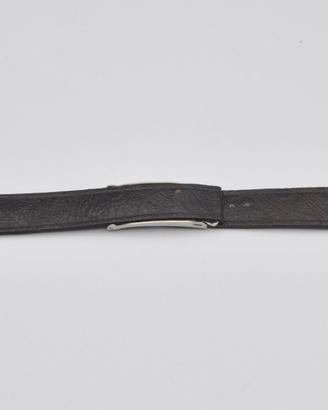 cinturino vintage da 16mm con deplo in acciaio