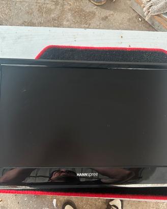Monitor TV Hannspree + Staffa a muro orientabile