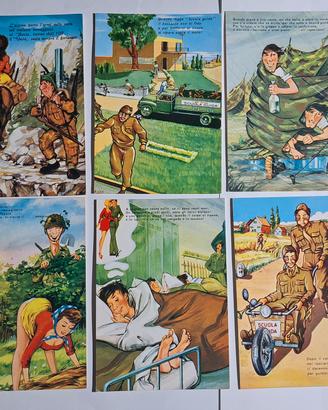 Cartoline Militari Anni '90 - Ricordi della Naja