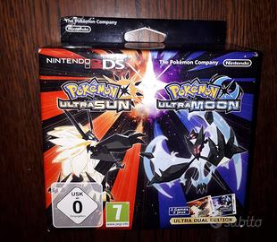 pokemon ultra sun/moon 3ds nuovo