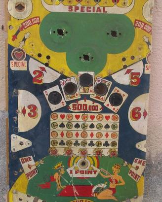 ANTICO PIANO DI FLIPPER ANNI ’40.