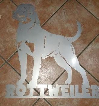 Rottweiler taglio laser