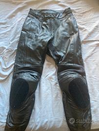 Pantaloni moto in pelle