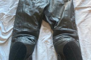 Pantaloni moto in pelle