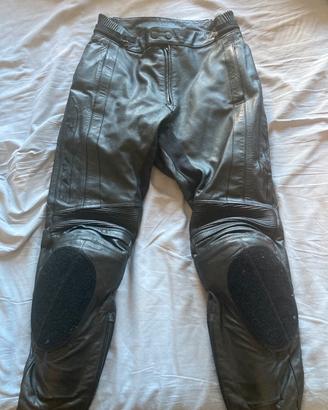 Pantaloni moto in pelle