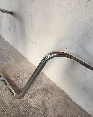 Manubrio cromato ape hanger