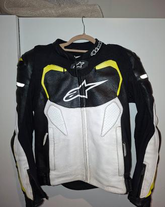 Alpinestars GP PRO Black White Yellow Fluo