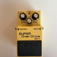 Pedale BOSS super OVERDRIVE SD1