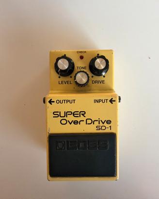 Pedale BOSS super OVERDRIVE SD1