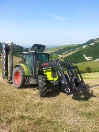 Claas axos 100cv con puiana e caricatore frontale