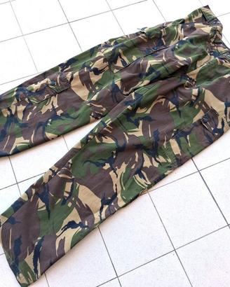 Pantaloni olandesi mimetici DPM anni '90 tg. Large