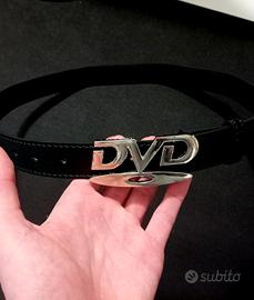 Cintura vintage con fibbia retrò y2k DVD unisex 