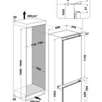 FRIGORIFERO NUOVO Whirlpool Space 400 + MOBILE ded