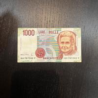 1000 Lire Maria Montessori AH