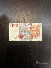 1000 Lire Maria Montessori AH