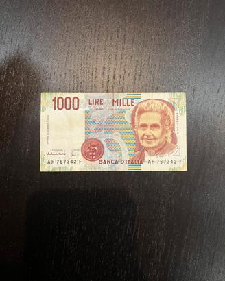 1000 Lire Maria Montessori AH