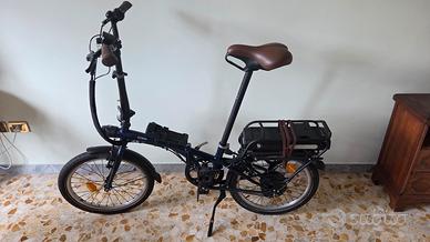 Bici pieghevole elettrica Btwin E Fold 500