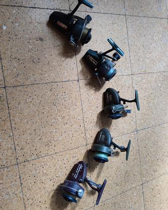Lotto mulinelli da pesca vintage 