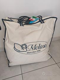 Piumino singolo bianco vergine Molino 