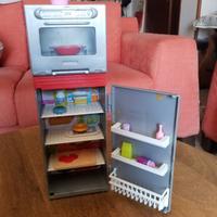 Frigo/forno  e cucina di Barbie con accessori