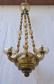 Lampada sospensione murano dèco anni 30
