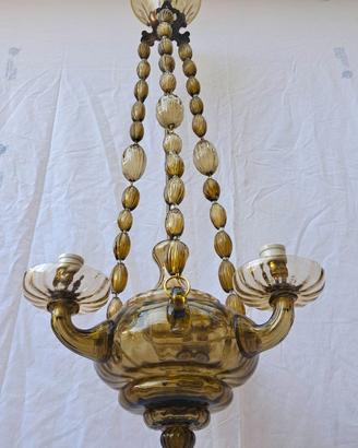 Lampada sospensione murano dèco anni 30