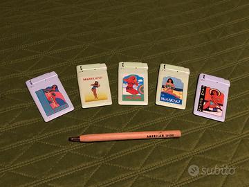 ACCENDINI VINTAGE N. 5+PENNA LEGNO AMERICAN SPIRIT