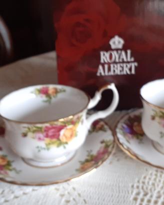 tazze colazione Royal  Albert Old Country Rose