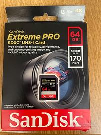 SanDisk Extreme PRO 64 GB - 1133x  - NUOVA