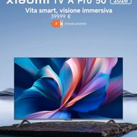 SMART TV LED XIAOMI 50" A PRO 2026 4K QLED GOOGLE 