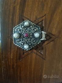 collana artigianale argento 100%