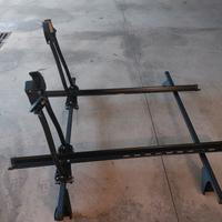 Barre da tetto auto con due portabiciclette