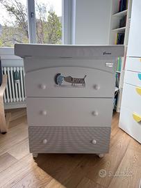 Mobile cassettiera Fasciatoio con ruote (PICCI)