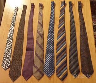 Set cravatte classiche uomo fantasie varie 