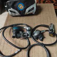 Kit Attrezzatura Sub 2 Erogatori Cressi + Accessor