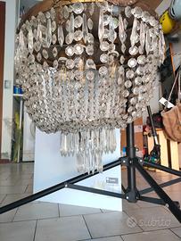 Lampadario gocce di cristallo