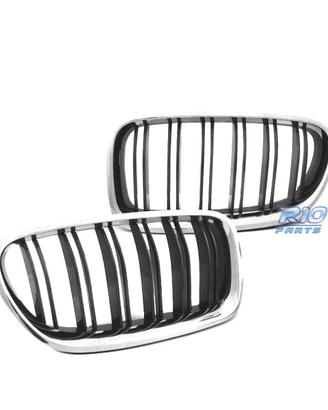 GRIGLIE BMW F10 F11 10-16 LOOK M5 CROMATO NERO LUC
