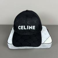cappello nero celine