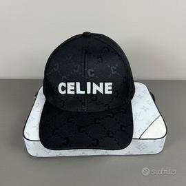 cappello nero celine