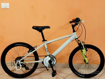 Bici 20" b-twin ammortizzata con marce 