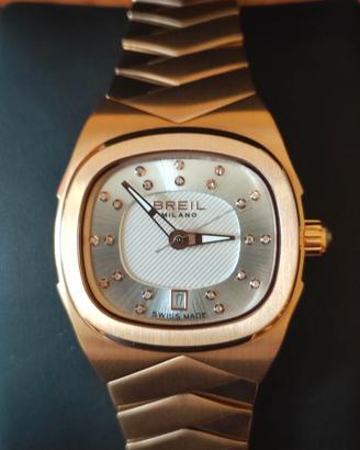 OROLOGIO BREIL SWISS MADE CON DIAMANTI E ZAFFIRO