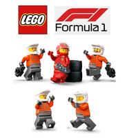 LEGO F1 Ferrari - Lotto 5 Minifigures NUOVE MAI GI