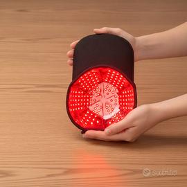 Cappello luce rossa ricrescita capelli LED